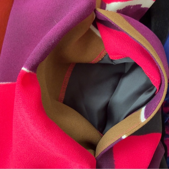 Colorblock Shift Dress in Pink, Yellow & Brown Loft - Picture 15 of 15